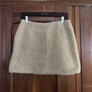 Harvey Faircloth Wool Mini Skirt